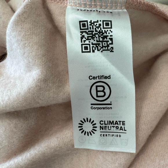 NWT Hass California Sustainable Fleece Rosewater Pink T-Shirt Dress Size M - Picture 15 of 16